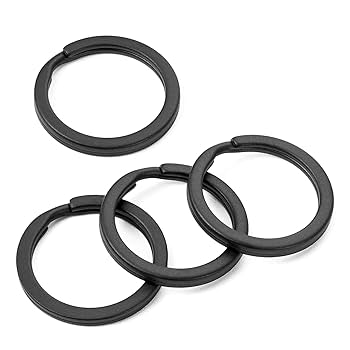 Amazon.co.jp: TIMULTI チタン キーリング ブラック キー